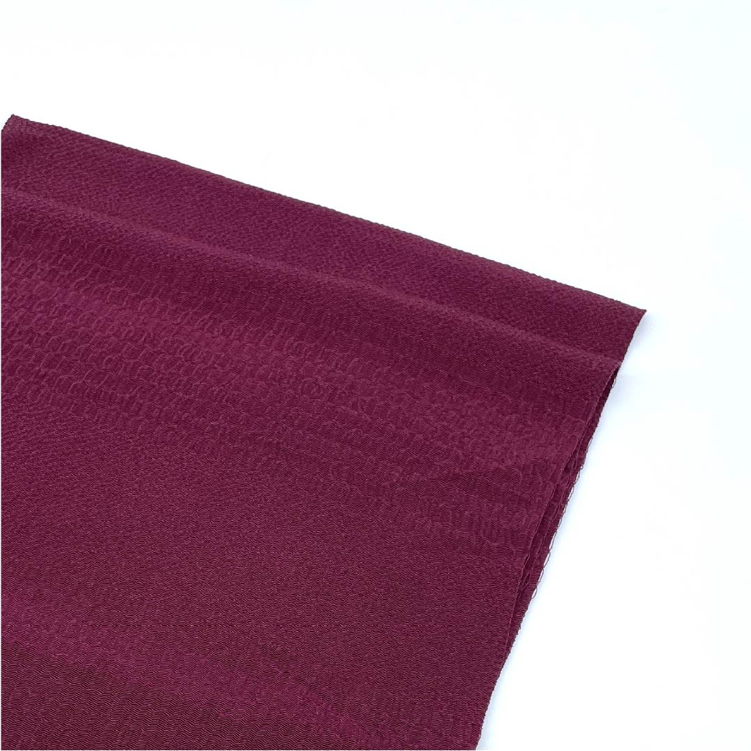 帯揚げ 正絹 カジュアル 桑の実色（くわのみいろ） 無地 長さ約166cm 幅約27cm Sランク 紫系 1136000452920