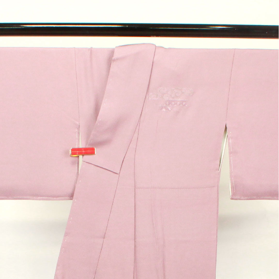 訪問着 袷 身丈156cm 裄丈65cm 未使用品 しつけ糸付き 薄藤色 蘇州刺繡 正絹 Sランク 紫系 1112002232320