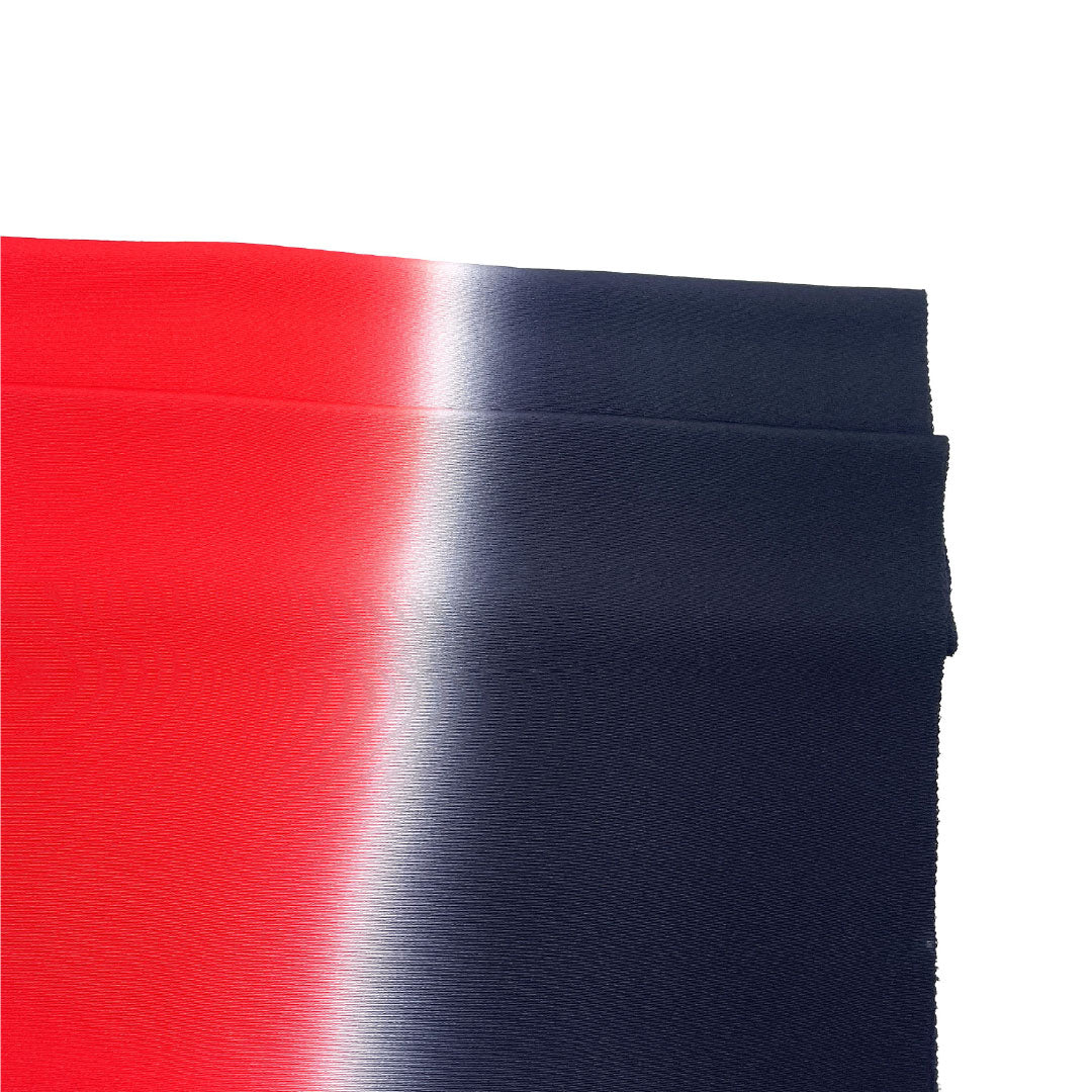 (Like New) Silk Obiage (Sash) - Casual Style, Black and Turquoise - Two-Tone Design, Approx. 182cm Long, Approx. 30cm Wide, Black, Product Number: 1136001081910