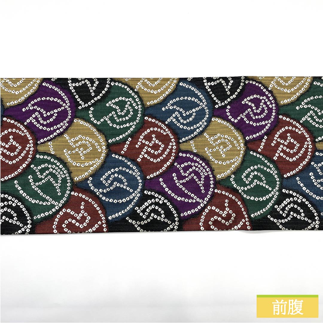 袋帯 正絹 グラデーション 山田織物 抽象模様 帯丈437.5cm Sランク 六通 セミフォーマル グラデーション系 1123012302399