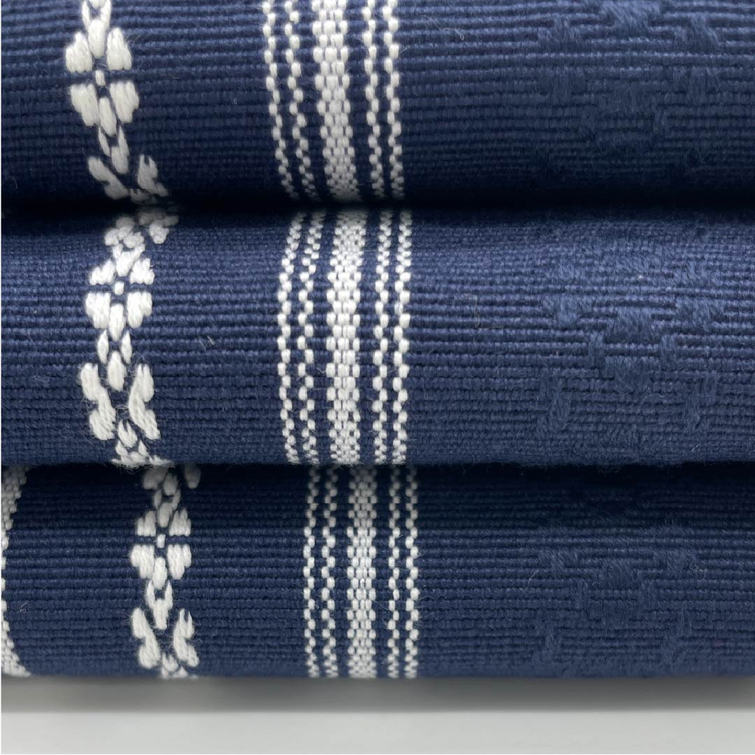 （未仕立）角帯 木綿 紺色（こんいろ） 献上柄 帯丈384cm 幅9.5cm Sランク 紺系 1134000412918
