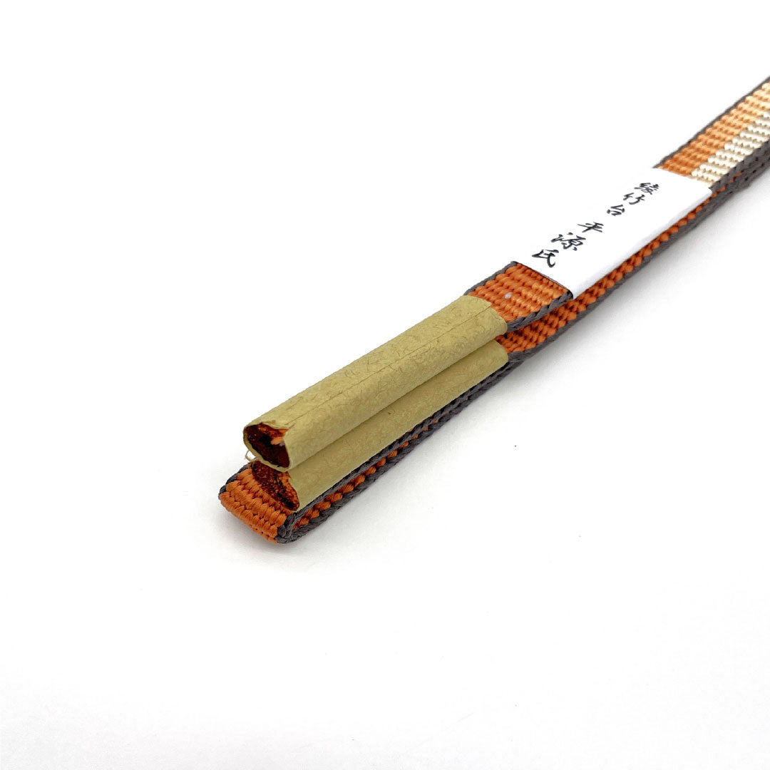 (新品)帯締め 正絹 NEWランク 飴色（あめいろ） 消灰色（けしずみいろ） 五嶋紐 綾竹台 平源氏 長さ約158cm 幅約1.5cm カジュアル 茶系 1135005251314