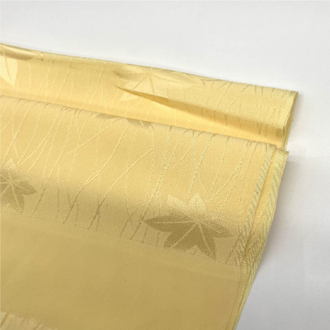 Obiage Silk A-Rank Semi-Formal Pale Yellow Maple Length approx. 164cm Width approx. 27.5cm Yellow 1136002873923