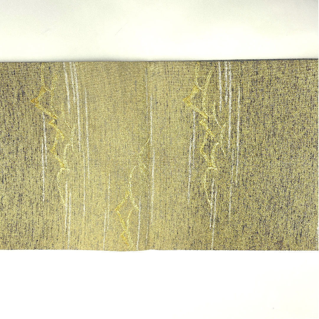 袋帯 ねん金糸 近藤悠三 帯丈438cm 正絹 Sランク 六通 フォーマル 金系 1123004622321
