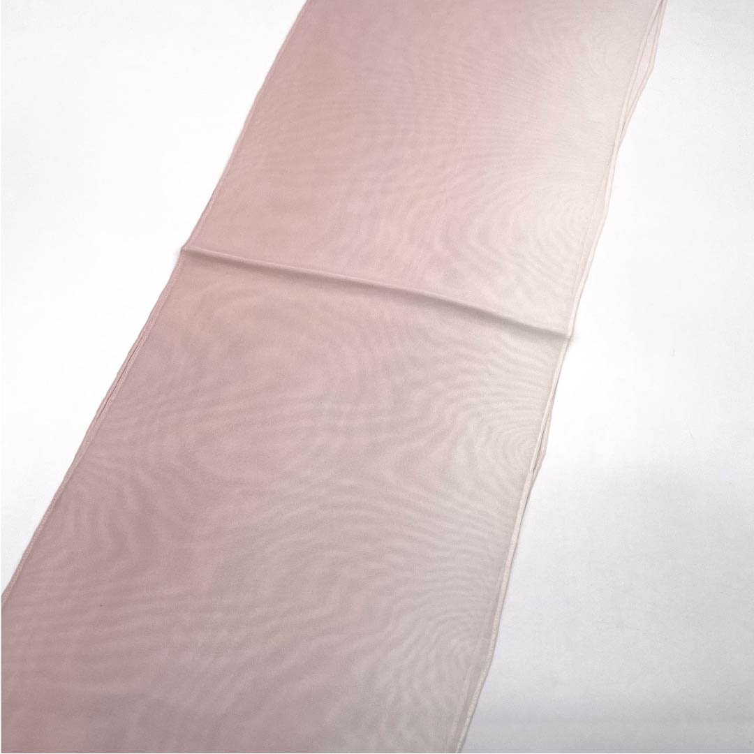 帯揚げ 正絹 NEWランク セミフォーマル 桜色（さくらいろ） グラデーション 夏物 単色 長さ約180cm 幅約29.5cm ピンク系 1136001011913