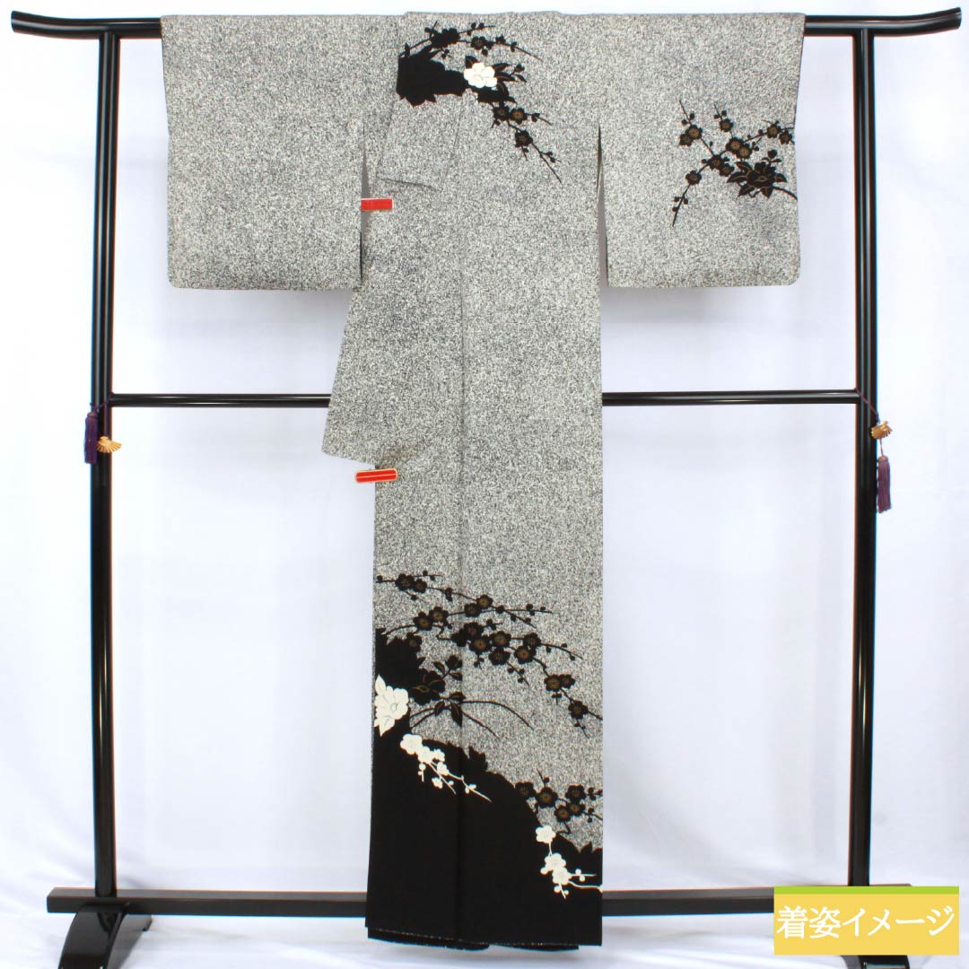 リサイクル着物】訪問着 正絹 Sランク 袷 身丈159.5cm 裄丈66cm タタキ