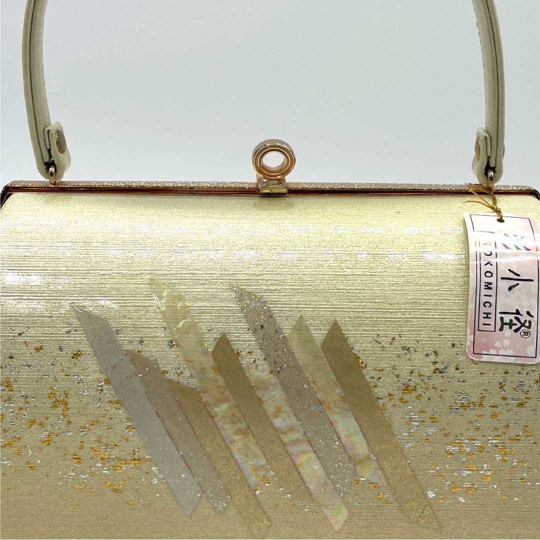 （新古品）草履バッグセット フォーマル Aランク 螺鈿 Mサイズ 黄系 1133000373323