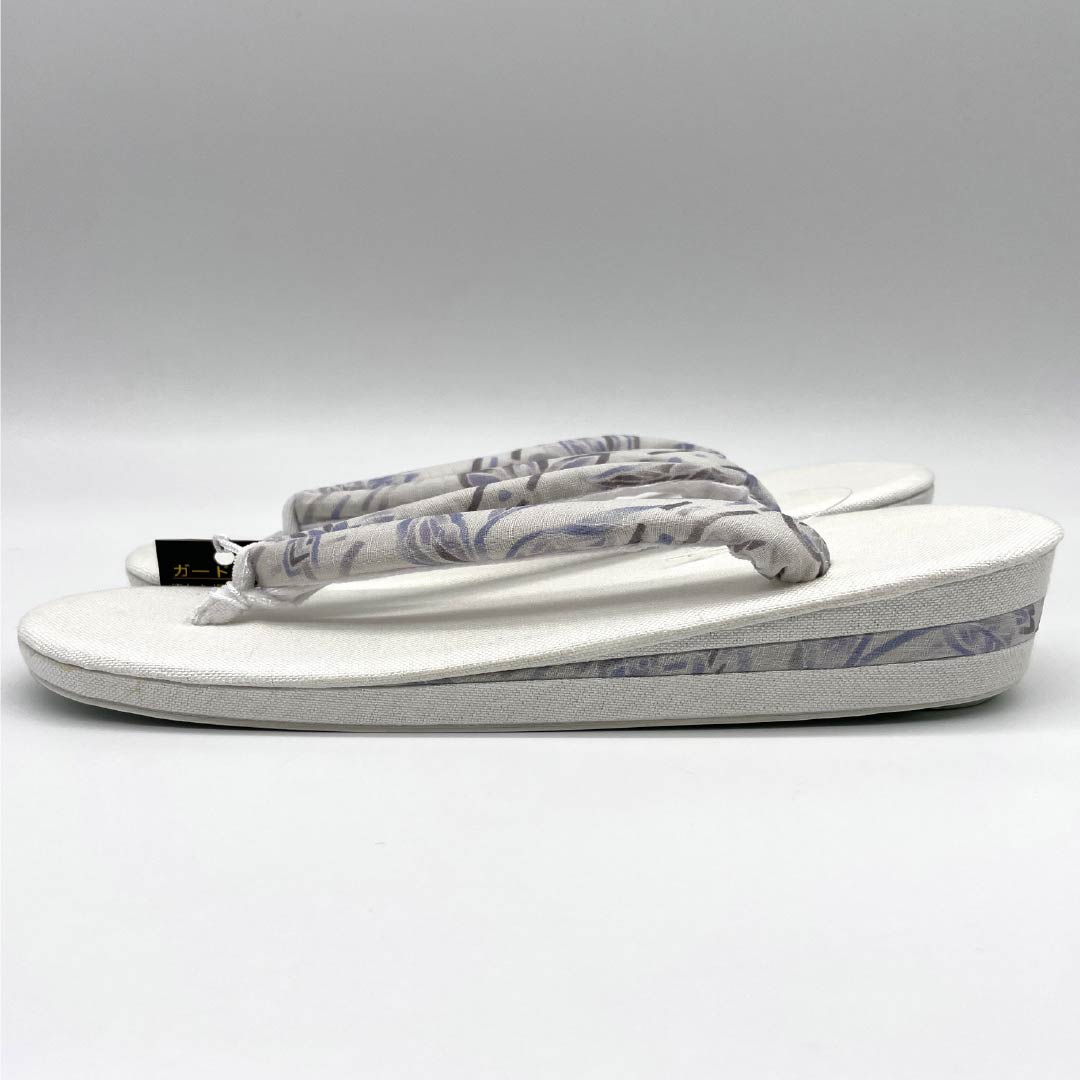 (New) Zori Sandals, Linen, NEW Rank, Summer Zori, Linen Zori, Made in Japan, For Summer, Length 24cm, L Size, White, 1122001581411
