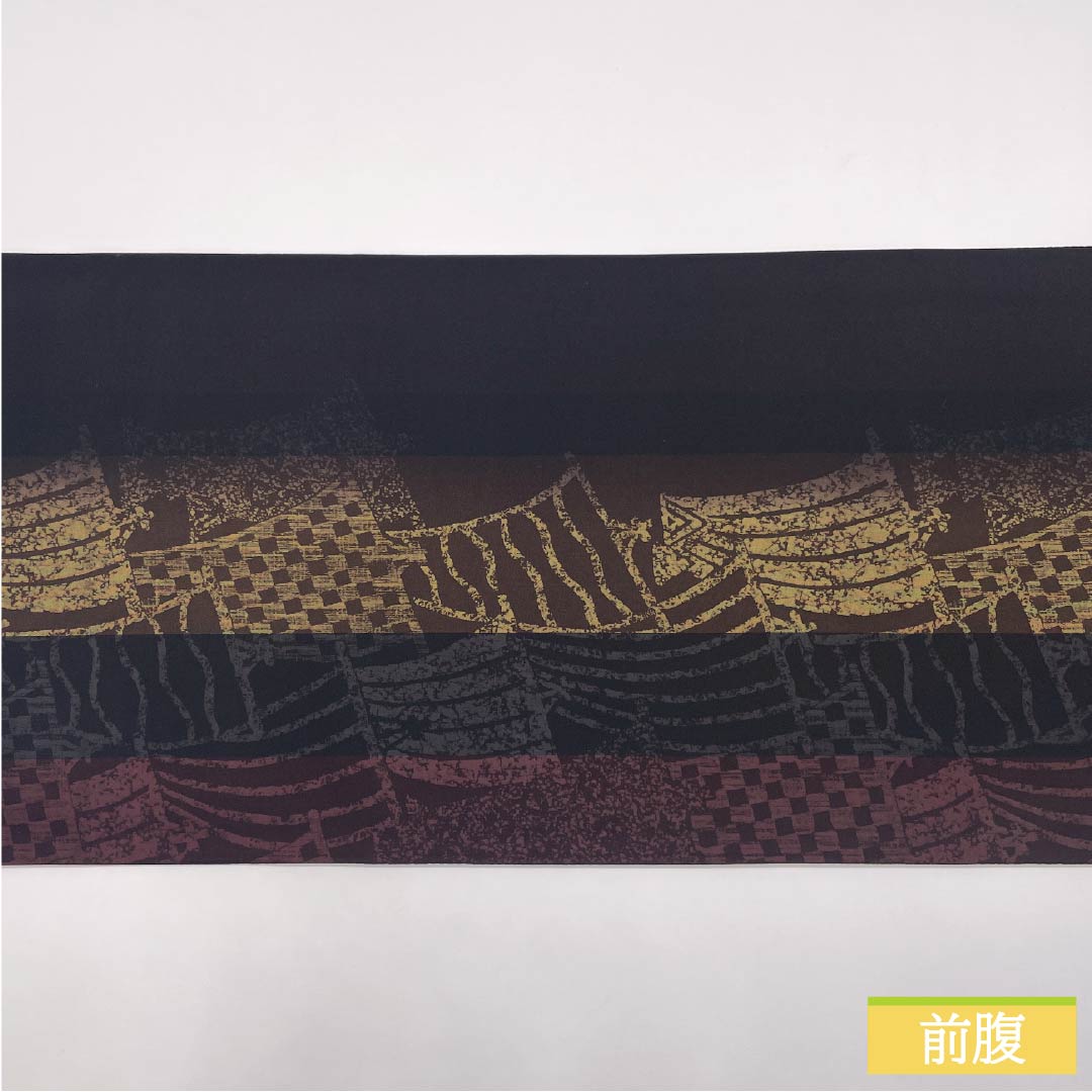 袋帯 正絹 帆 帯丈466cm Sランク 全通 カジュアル グラデーション系 1123012452499