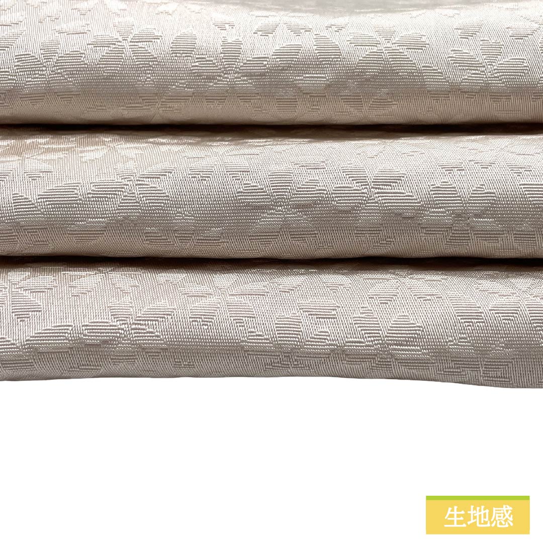半幅帯 ポリエステル Sランク 胡粉色（ごふんいろ） 古典柄 桜 広幅 リバーシブル 帯丈361cm 白系 1125003112311