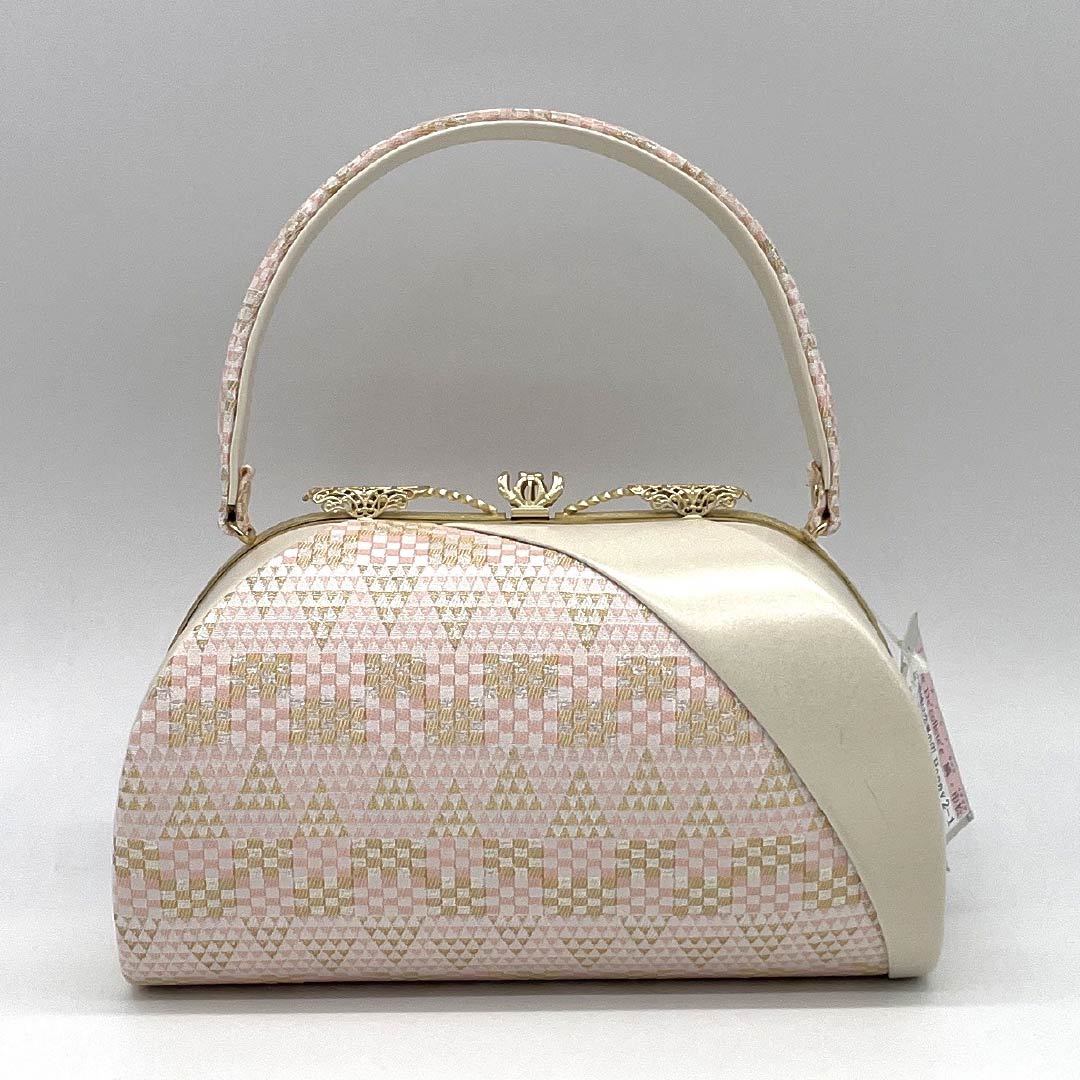 （新古品）草履バッグセット フォーマル Aランク 鱗 帯地 Lサイズ クリーム系 1133000413415