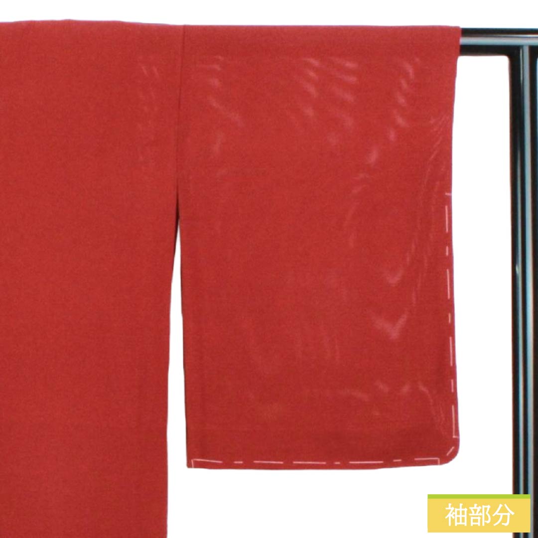 Summer Kimono, Pure Silk Iromuji, S-Rank, Length 163cm, Sleeve-to-sleeve 66.5cm, Shoenji-iro, Gosan-giri Family Crest (one crest), Ro (Gauze Weave), Red family, 1132003842414