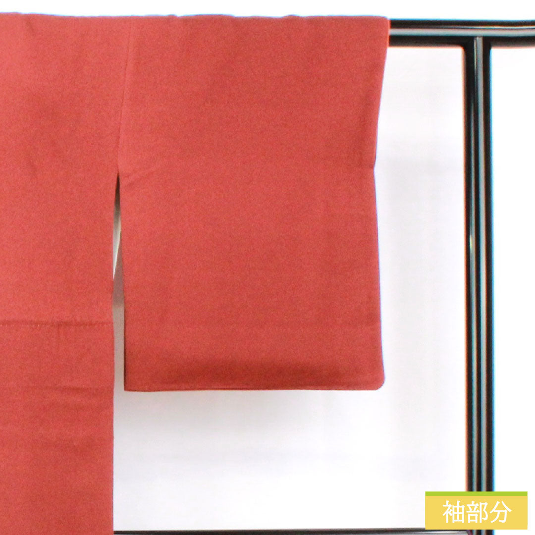 Homongi, pure silk, lined, length 162.5cm, sleeve length 64cm, copper color, Kyoto Yuzen, abstract pattern, A rank, brown, 1112005973414