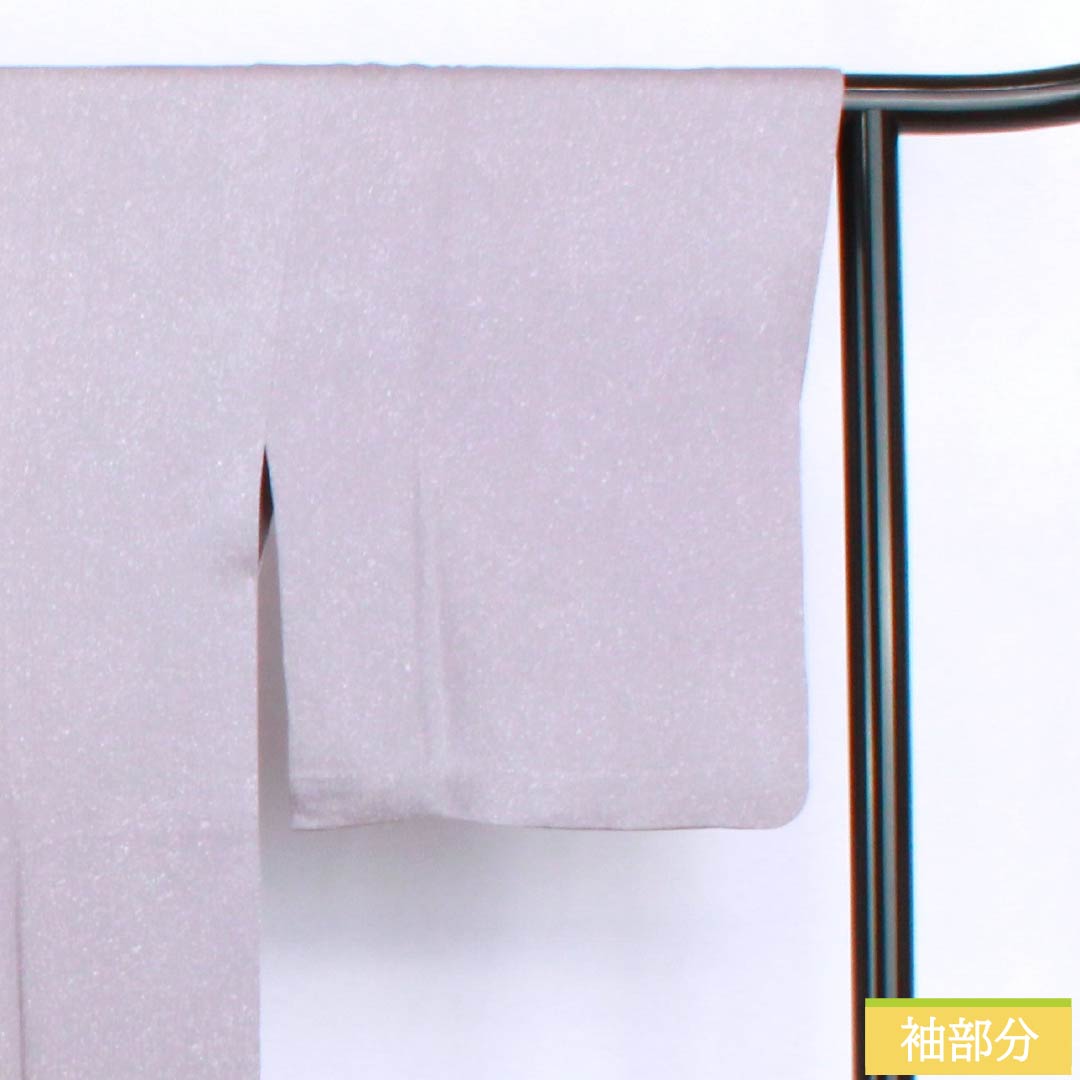 道行コート 正絹 Sランク 身丈92.5cm 裄丈65.5cm 浅滅紫色（あさきけしむらさきいろ） 作家物 ろうけつタタキ染 単衣 紫系 1117001402920
