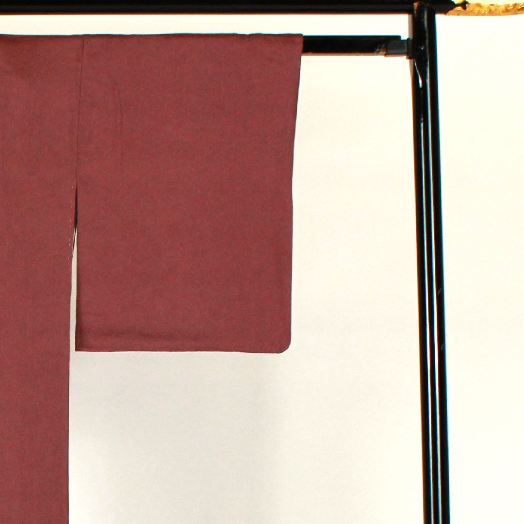 小紋 身丈163cm 裄丈64cm 袷  江戸小紋 鮫柄  正絹 Aランク 紫系 1115001433420