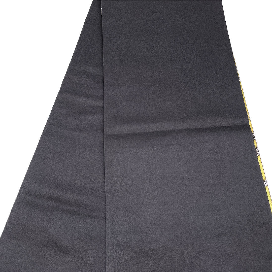 Fukuro Obi Wisteria and Chrysanthemum Length 446cm Pure Silk S Rank Six-way Formal Gold 1123004432321