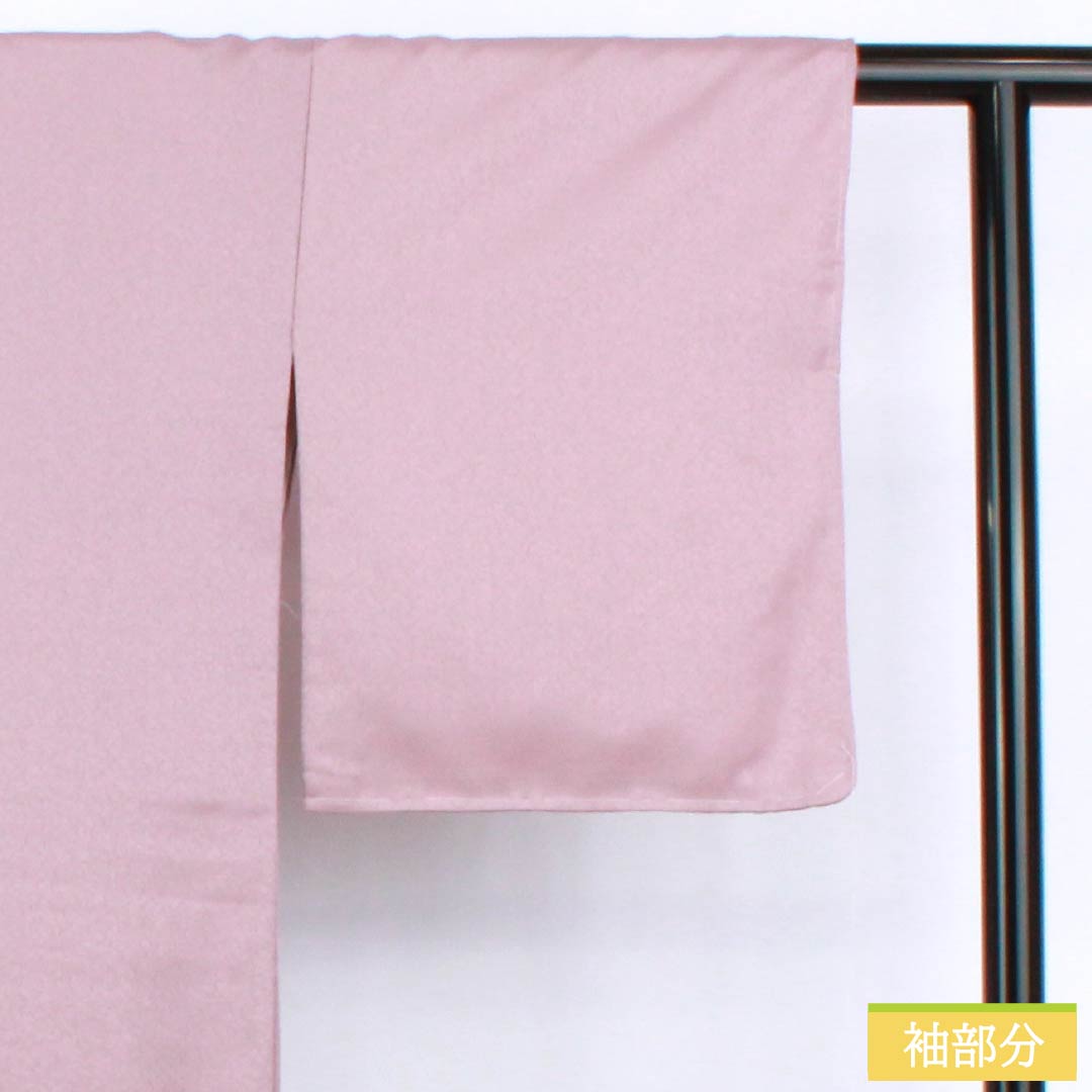 リサイクル着物】色無地 ポリエステル Sランク 身丈158cm 裄丈65cm 薄