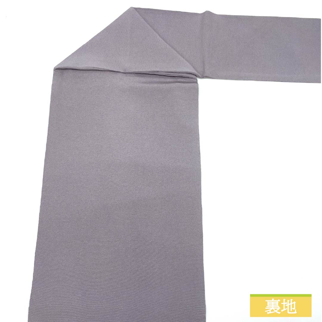 Nagoya obi, light purple, crepe fabric, dyed obi, fruit, obi length 372cm, pure silk, A rank, point pattern, casual, purple, 1124007473320, Nagoya style