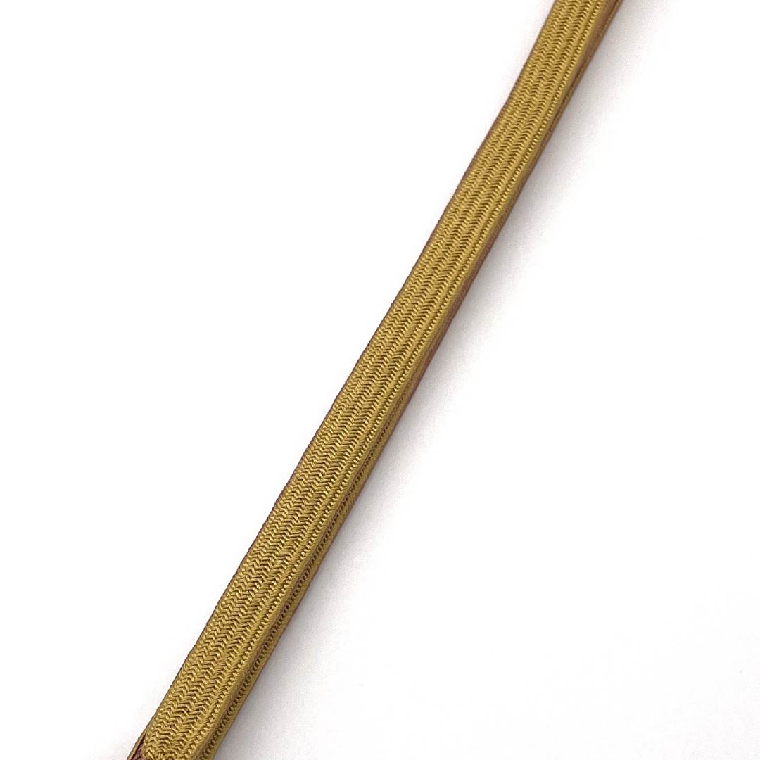 （新古品） 帯締め・帯揚げセット 正絹 Sランク 玉蜀黍色（とうもろこしいろ） 長さ約152cm 幅約1.2cm セミフォーマル 黄系 1141000092323