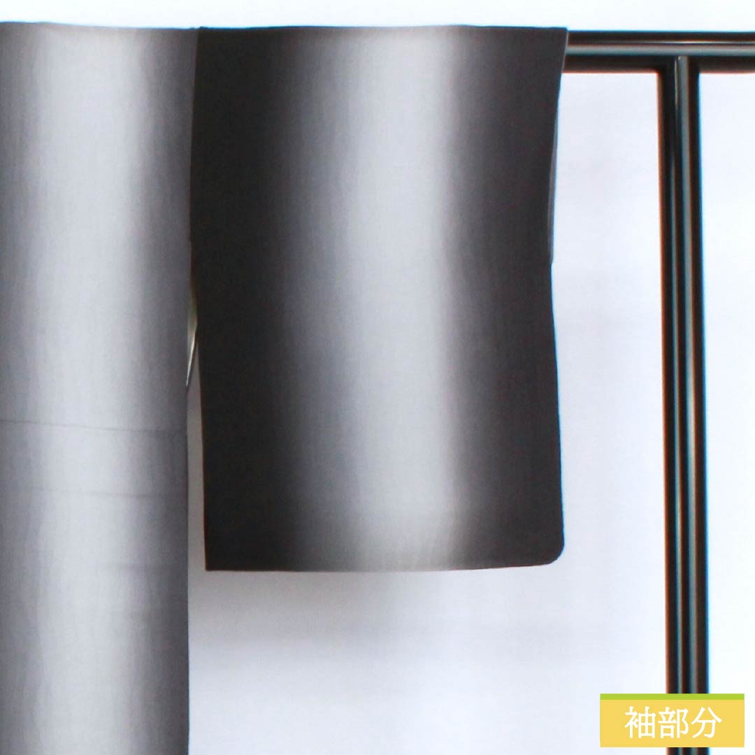 小紋 正絹 Aランク 身丈149cm 裄丈64cm 袷 縦ぼかし シルクガード モノトーン 1115007233127