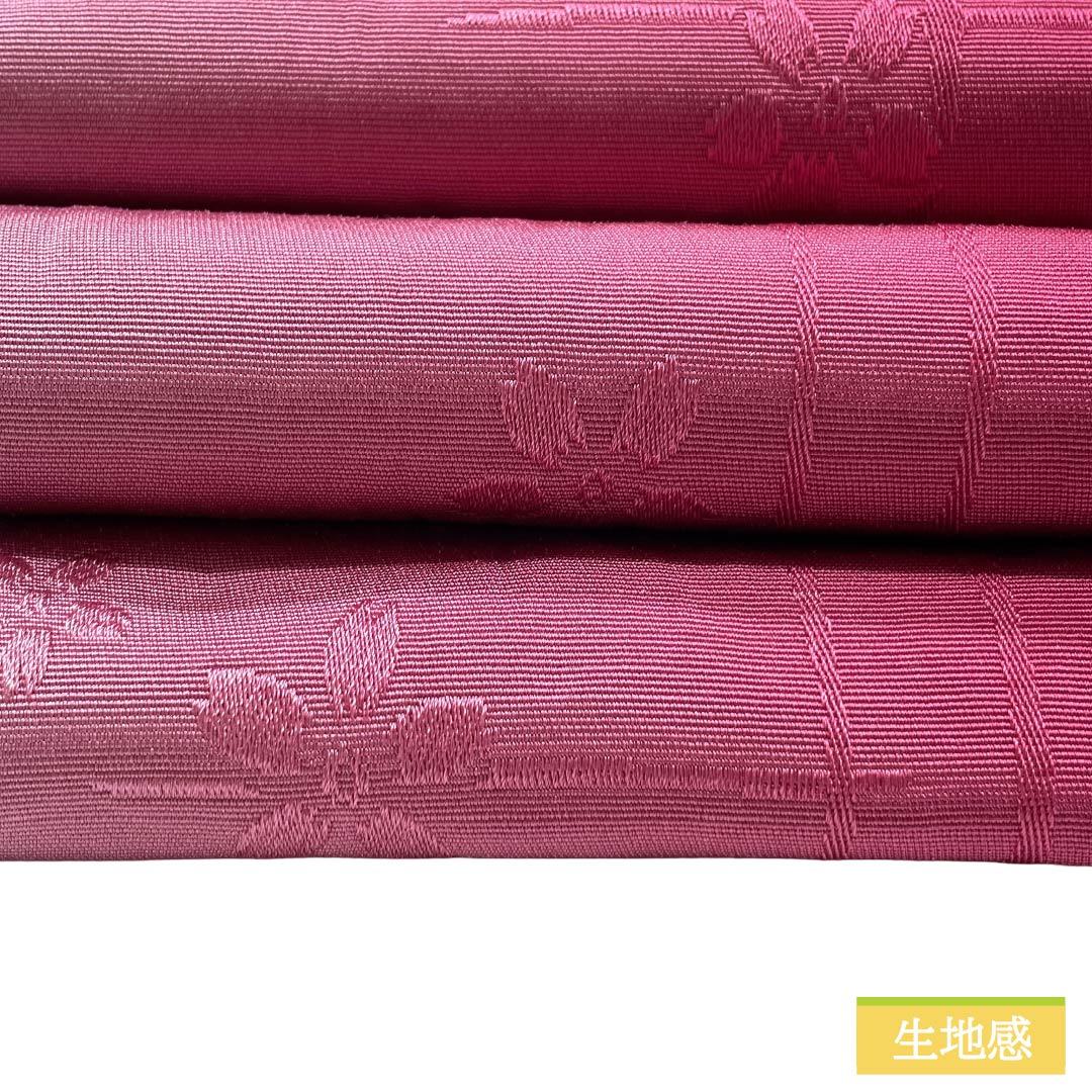 半幅帯 ポリエステル Sランク 苺色（いちごいろ） 桜 帯丈358cm ピンク系 1125003332313