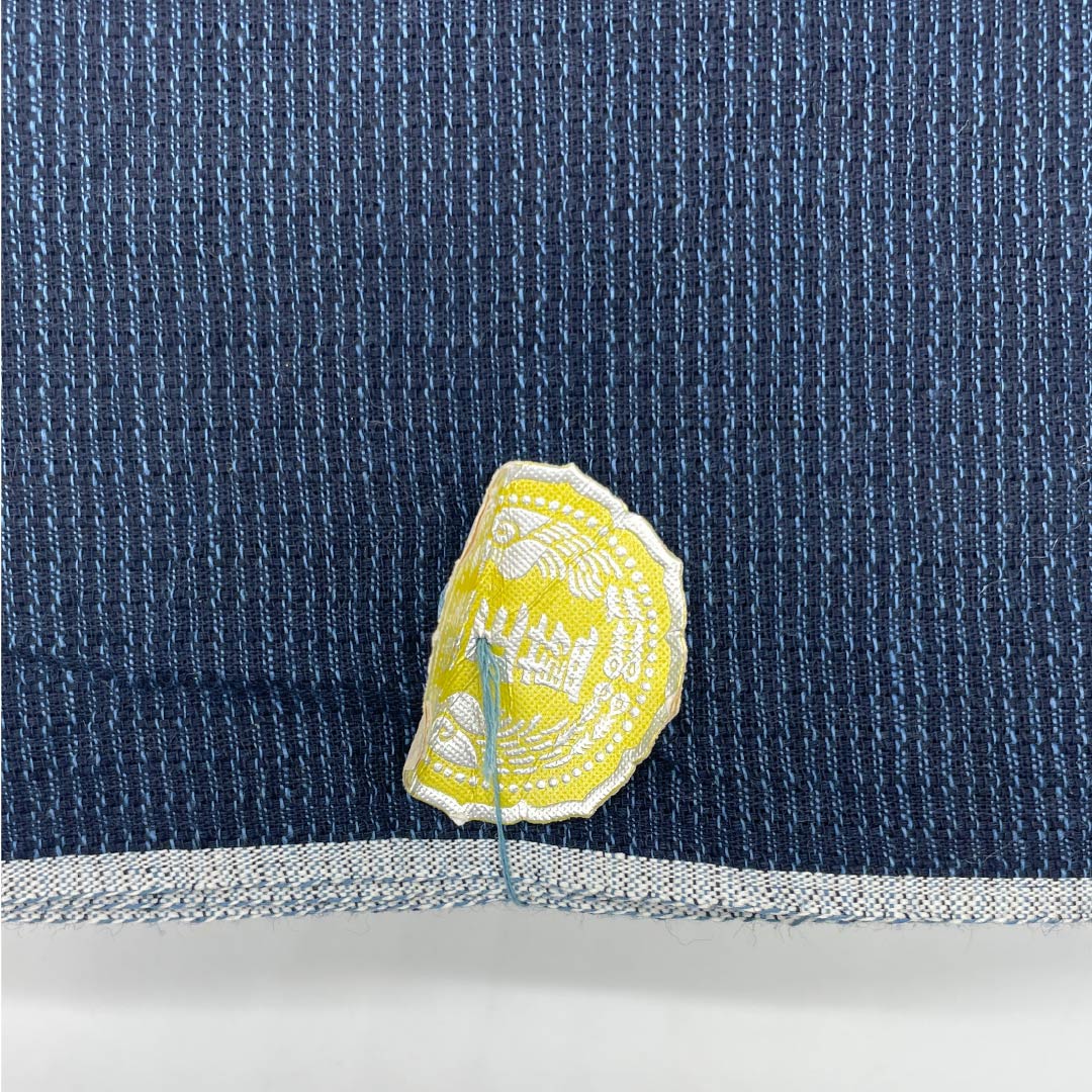 反物 浴衣 木綿 阿波しじら 重要無形文化財 正藍染 紺藍色（こんあいいろ） Sランク 紺系 1130000672918