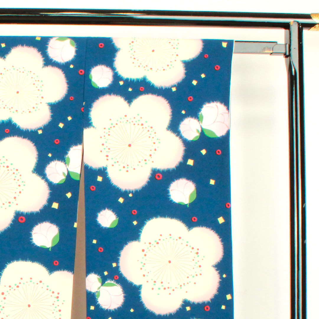 振袖 身丈169cm 裄丈67.5cm 袷  濃藍色 洗える着物 桜  ポリ Aランク 紺系 1113001113518