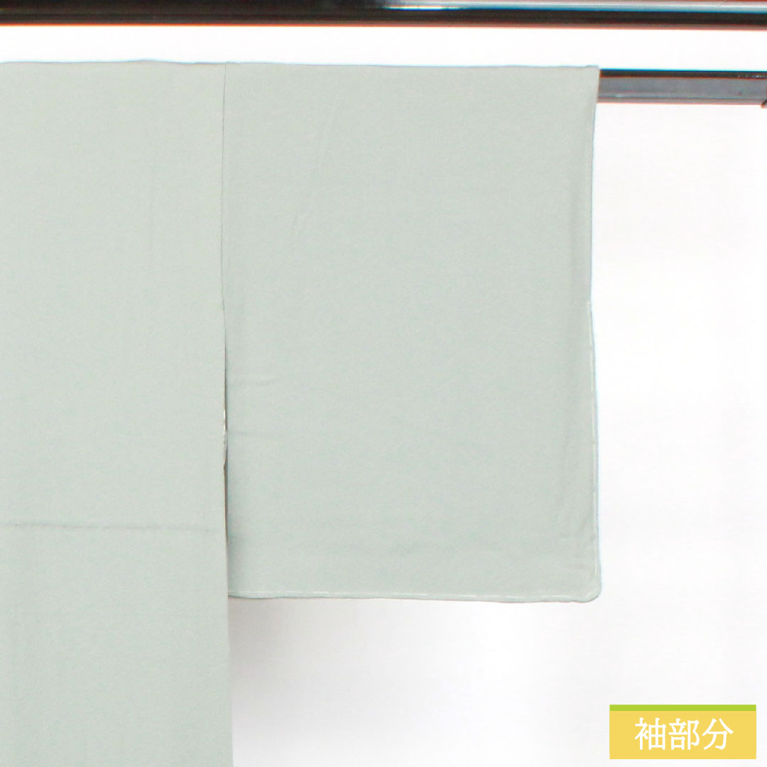 Plain color, pure silk, length 159.5cm, sleeve length 64.5cm, agarwood brown (tono chairo), plain color, Gosan paulownia, lined, S rank, blue 1114001472317