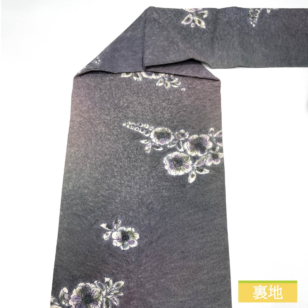 名古屋帯 正絹 Aランク 辻ヶ花 型染 帯丈372cm 全通 カジュアル グラデーション系 1124010843399 名古屋仕立て