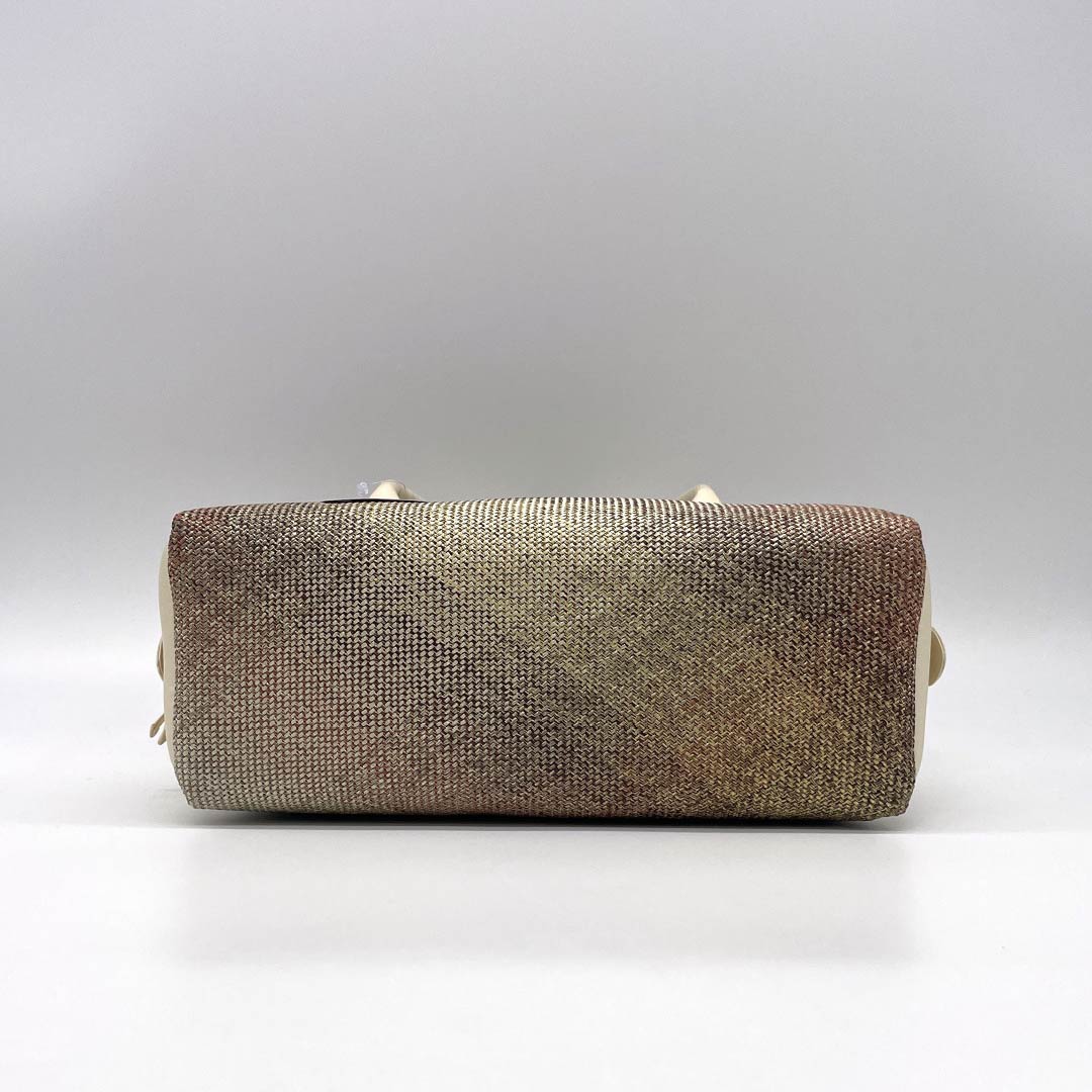 （新古品）和装バッグ セミフォーマル NEWランク 三軸組織 西陣織 利休バッグ グラデーション系 113900092199