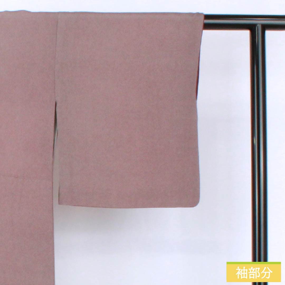 リサイクル着物】小紋 正絹 Aランク 身丈157cm 裄丈64cm 袷 小豆鼠色
