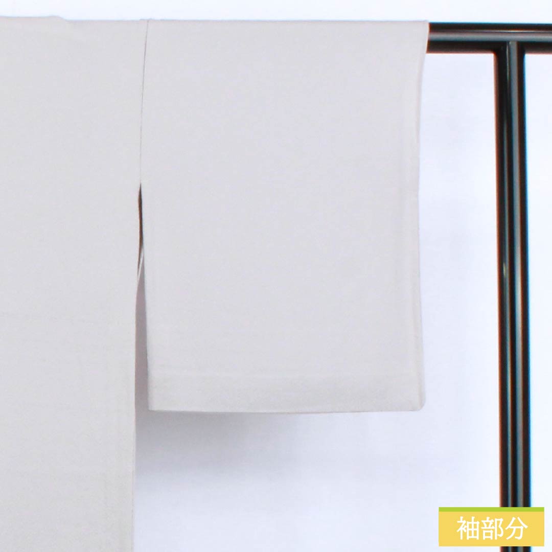 色無地 正絹 Aランク 身丈159cm 裄丈62cm 薄墨色（うすずみいろ） 一つ紋 下り藤 素無地 単衣 グレー系 1114002313322