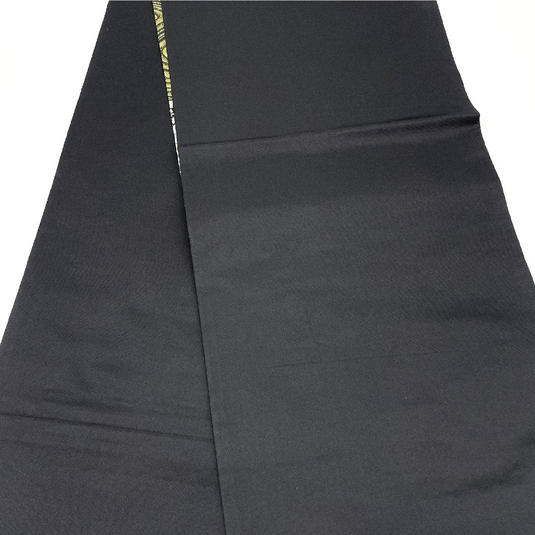 袋帯 振袖用 桜散らし鴛鴦紋 帯丈426cm 正絹 Sランク 全通 フォーマル 紺系 1123003932318