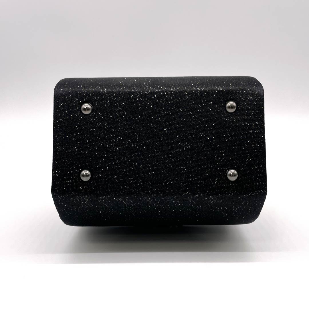 和装バック フォーマル 黒色（くろいろ） 振袖用 桜 キラキラ 黒系 Sランク 113900050210