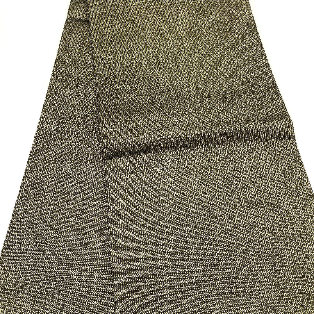 袋帯 刺繍 花鳥模様 帯丈440cm 正絹 Sランク ポイント柄 セミフォーマル 緑系 1123004652319