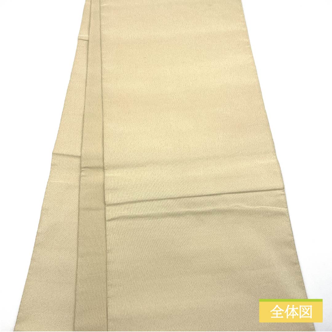 袋帯 正絹 Aランク 生成り色（きなりいろ） 綴れ織 留袖用 遠山 古典柄 帯丈448cm ポイント柄 フォーマル クリーム系 1123015313315