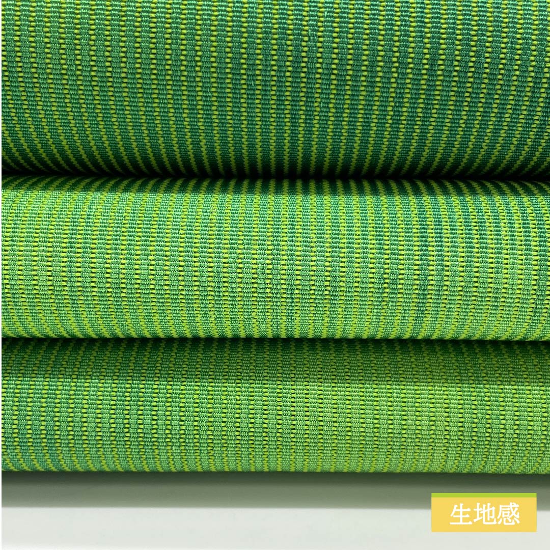 半幅帯 ポリエステル 常盤色（ときわいろ） 亀甲模様 古典柄 帯丈356cm 緑系 Aランク 1125001023319