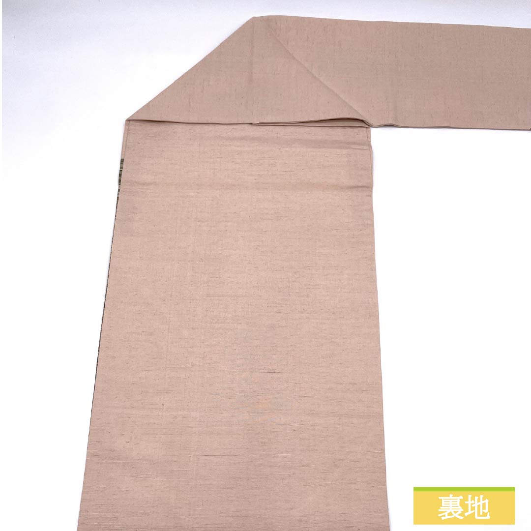 名古屋帯 乙女色（おとめいろ） 染め帯 紬地 抽象花 帯丈380cm 正絹 Sランク ポイント柄 カジュアル ピンク系 1124007812413 名古屋仕立て