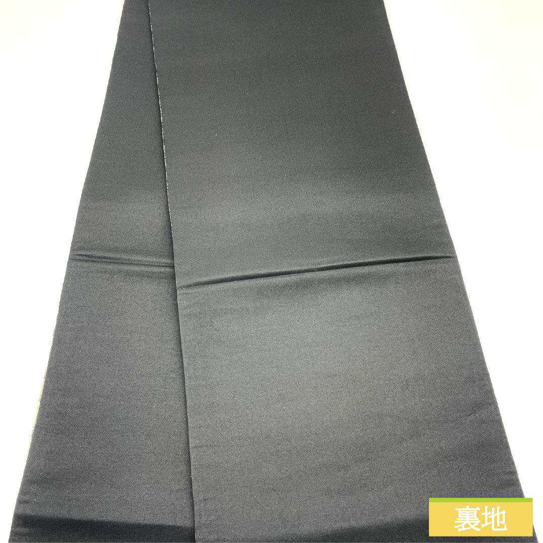 袋帯 正絹 Sランク 翠鳳唐草紋様 西陣織 蝶   帯丈436cm 六通 フォーマル グラデーション系 1123016972399