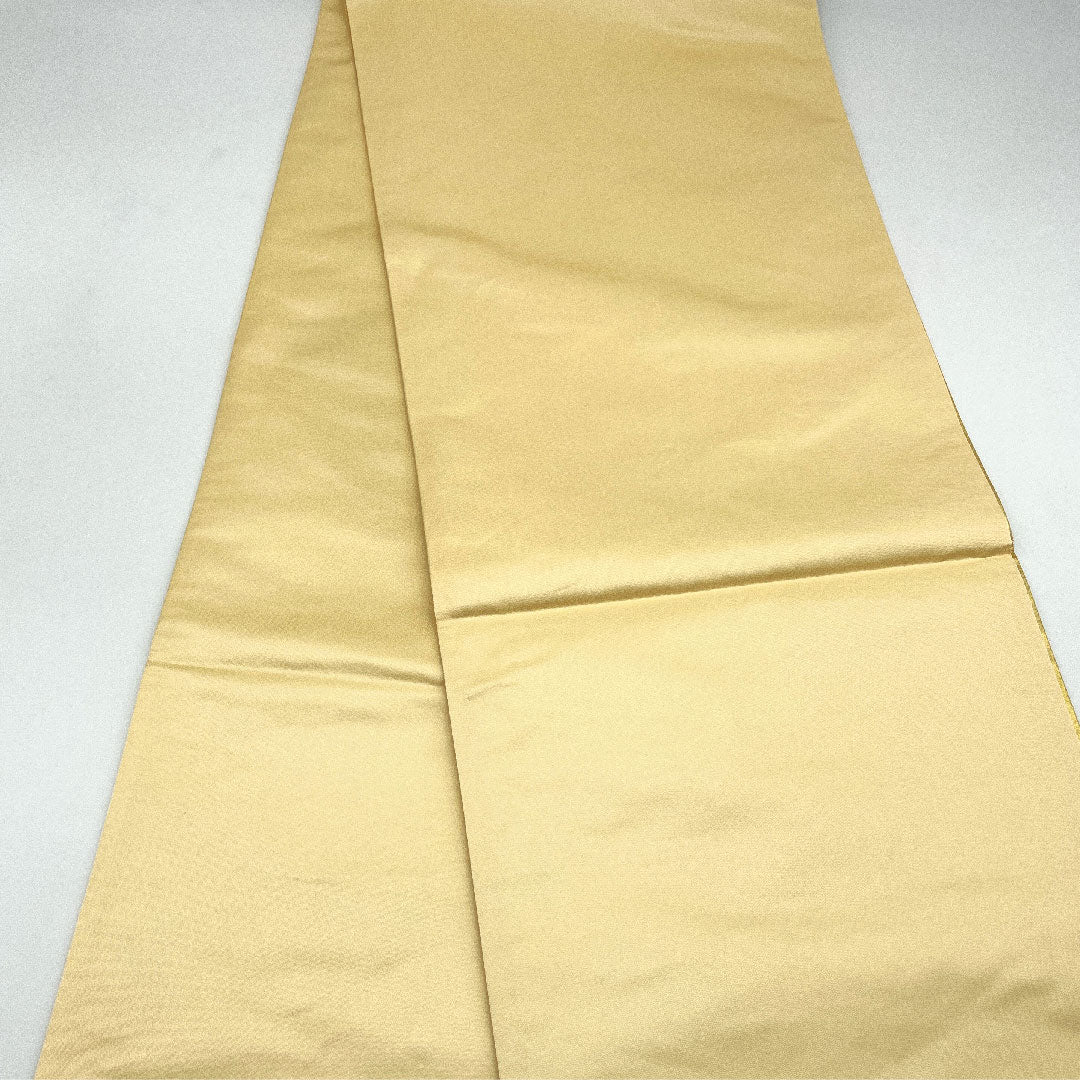 袋帯 引箔 松 本金箔 帯丈440cm 正絹 Aランク ポイント柄 フォーマル 金系 1123005063321