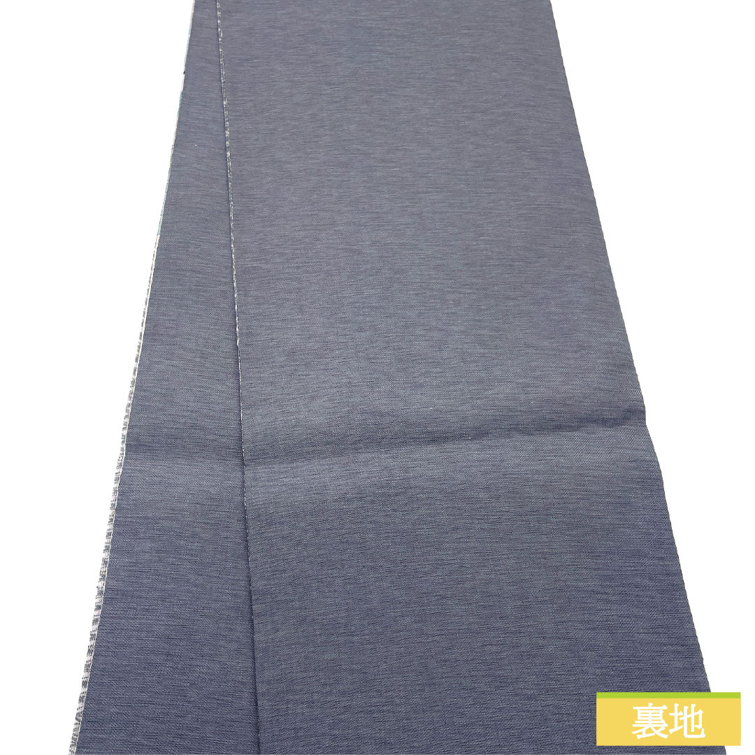 袋帯 正絹 Sランク 櫛織 抽象模様    帯丈472cm ポイント柄 カジュアル グラデーション系 1123016792499