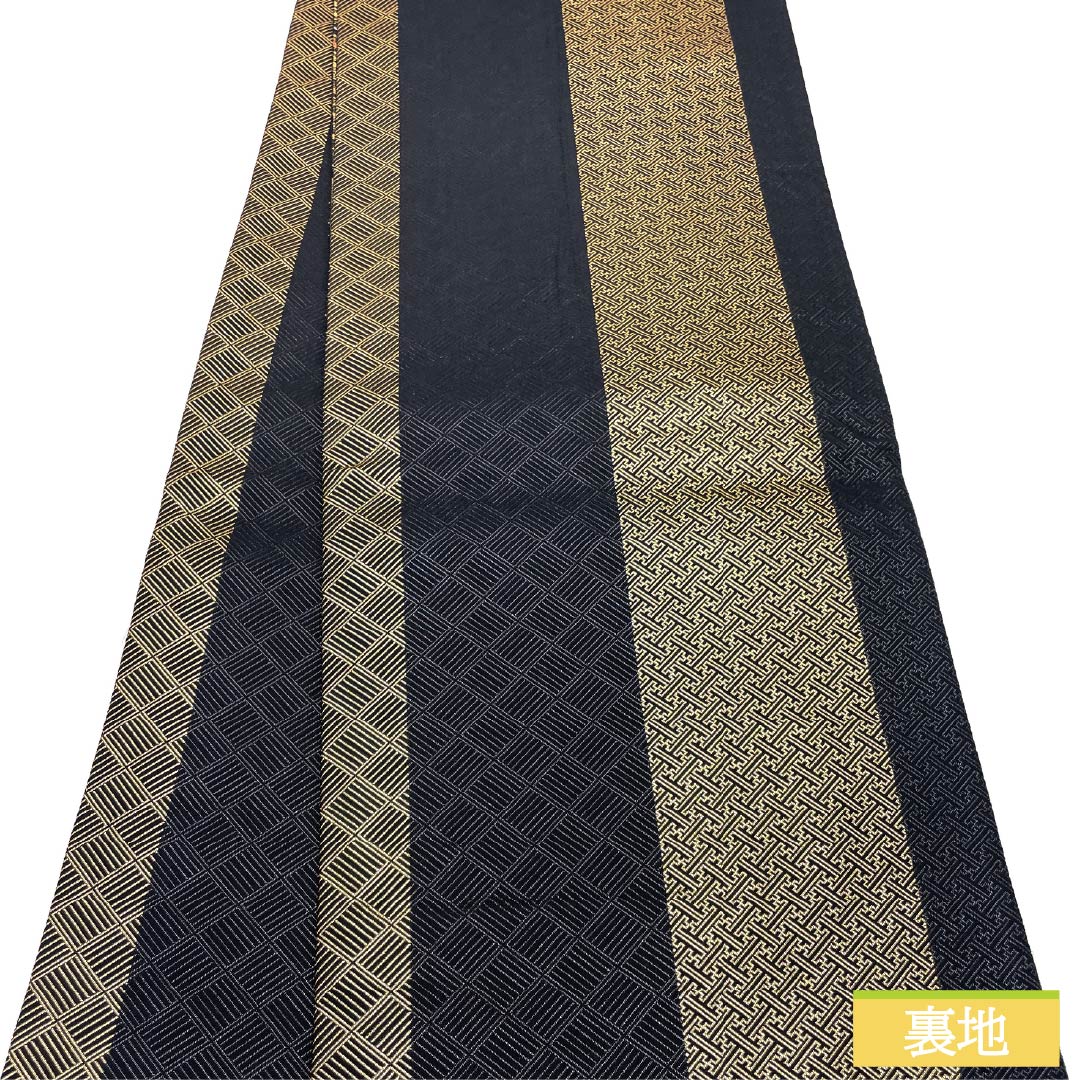 リサイクル着物】袋帯 正絹 Sランク 振袖用 流水 帯丈444cm 六通