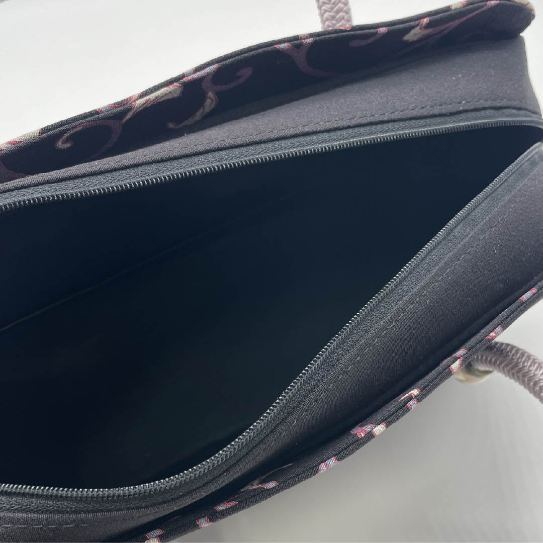 （新古品）和装バッグ カジュアル NEWランク 五嶋紐 利休バッグ 黒系 113900101110