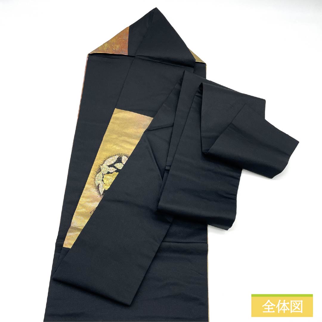 名古屋帯 正絹 Sランク 重ね菱 ふくれ織 椿 引箔 帯丈357cm ポイント柄 セミフォーマル グラデーション系 1124009552399 名古屋仕立て