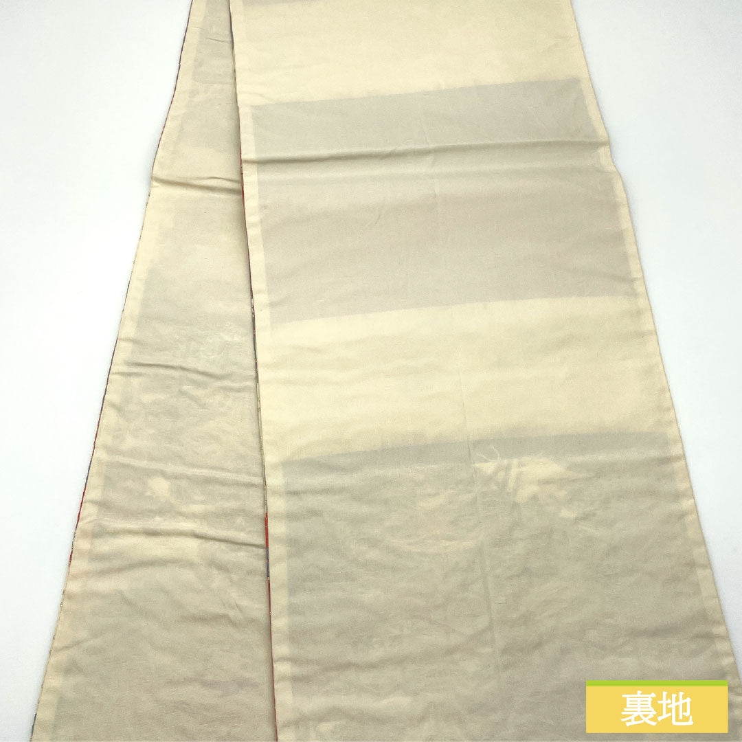 （未仕立）袋帯 正絹 Aランク 山口織物 西陣織 唐織 吉祥文様  帯丈432cm 六通 フォーマル グラデーション系 1123016993399