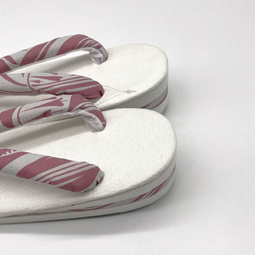 (New) Zori Sandals, Linen, NEW Rank, Summer Zori, Linen Zori, Made in Japan, For Summer, Length 24cm, L size, White color, 1122001621411