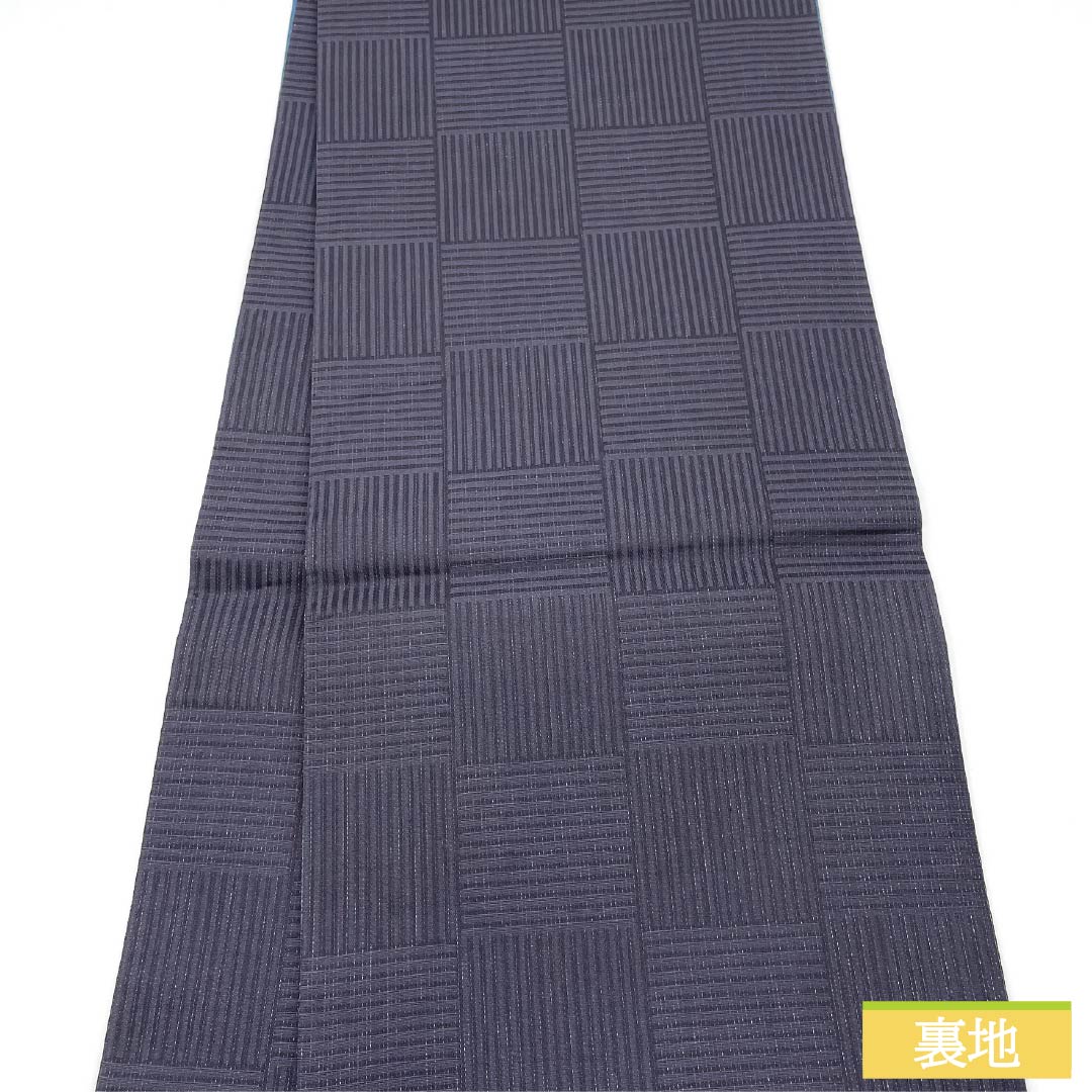 袋帯 正絹 縞 染め帯 帯丈446cm Sランク 全通 セミフォーマル グラデーション系 1123014792399