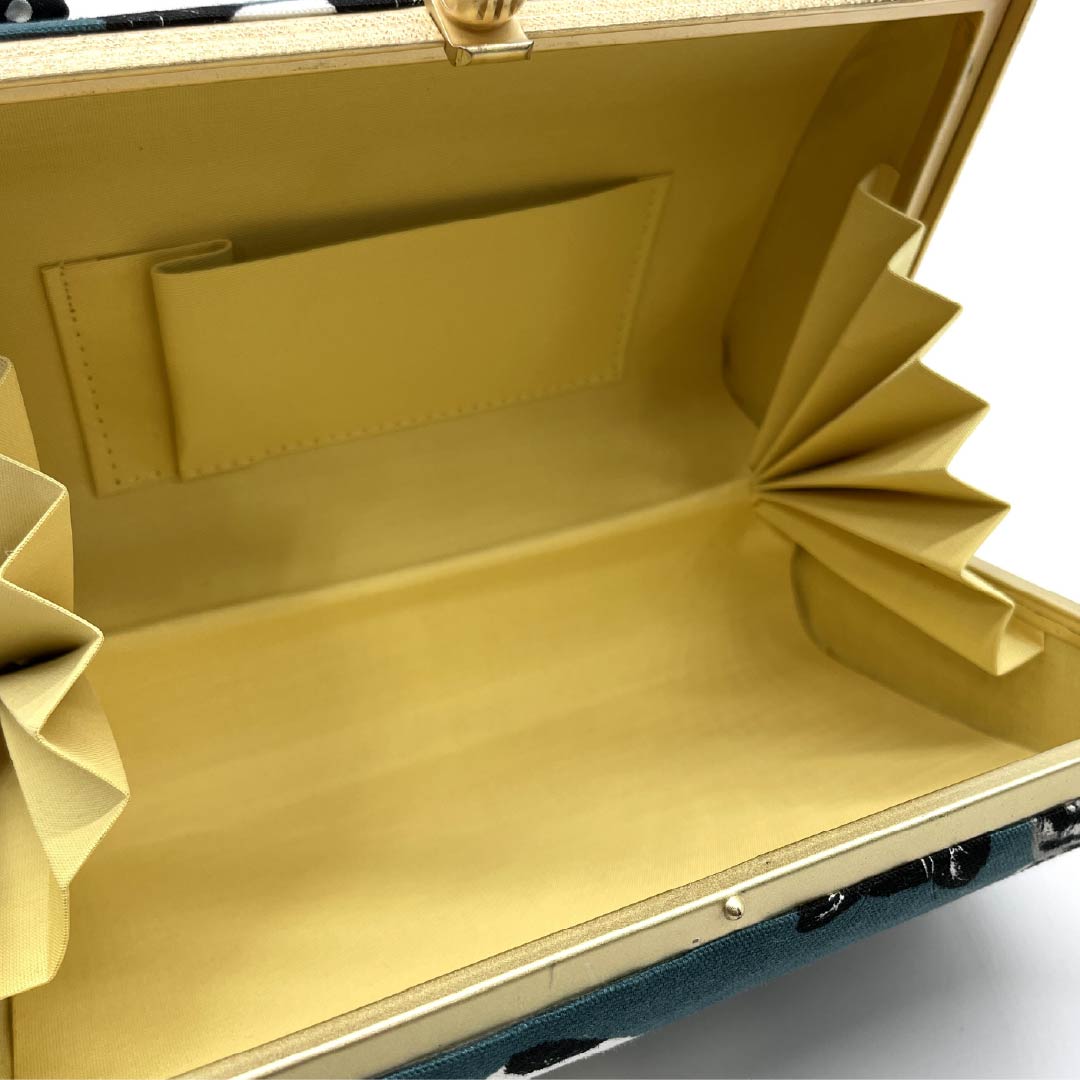 和装バッグ カジュアル 鉄御納戸色（てつおなんどいろ） ネコ 三毛猫 黒猫 緑系 NEWランク 113900062119