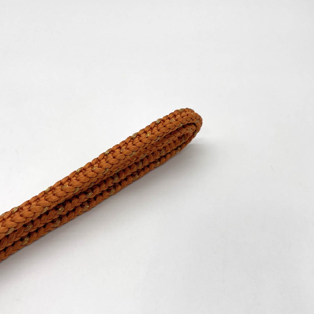 （新古品） 帯締め・帯揚げセット 正絹 Sランク 人参色（にんじんいろ） 忘れ草色（わすれぐさいろ） 長さ約160cm 幅約1cm カジュアル 黄系 1141000072323