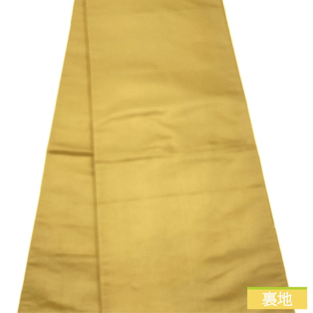 袋帯 正絹 Sランク 白綾苑大庭 西陣織 抽象模様   帯丈430cm 六通 カジュアル グラデーション系 1123016562399